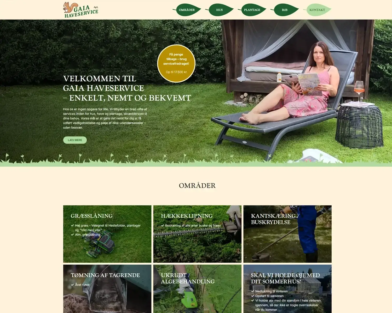 Gaia Haveservice – oversigtsbillede