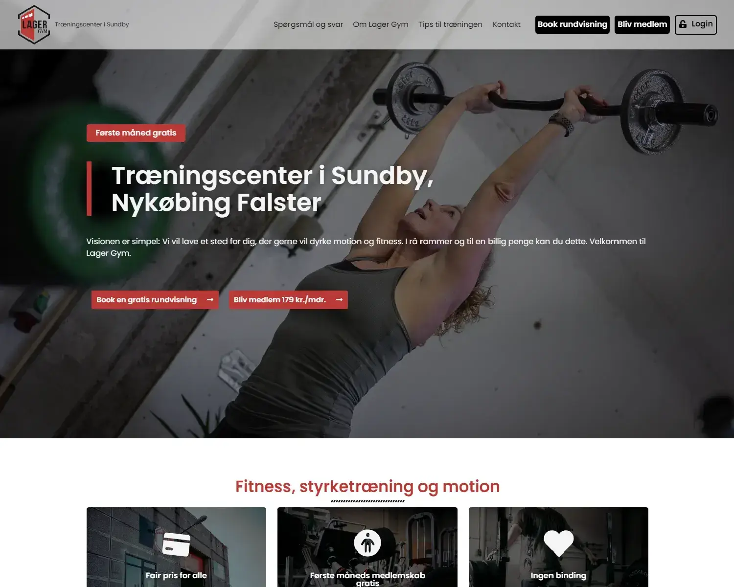 Lagergym – oversigtsbillede