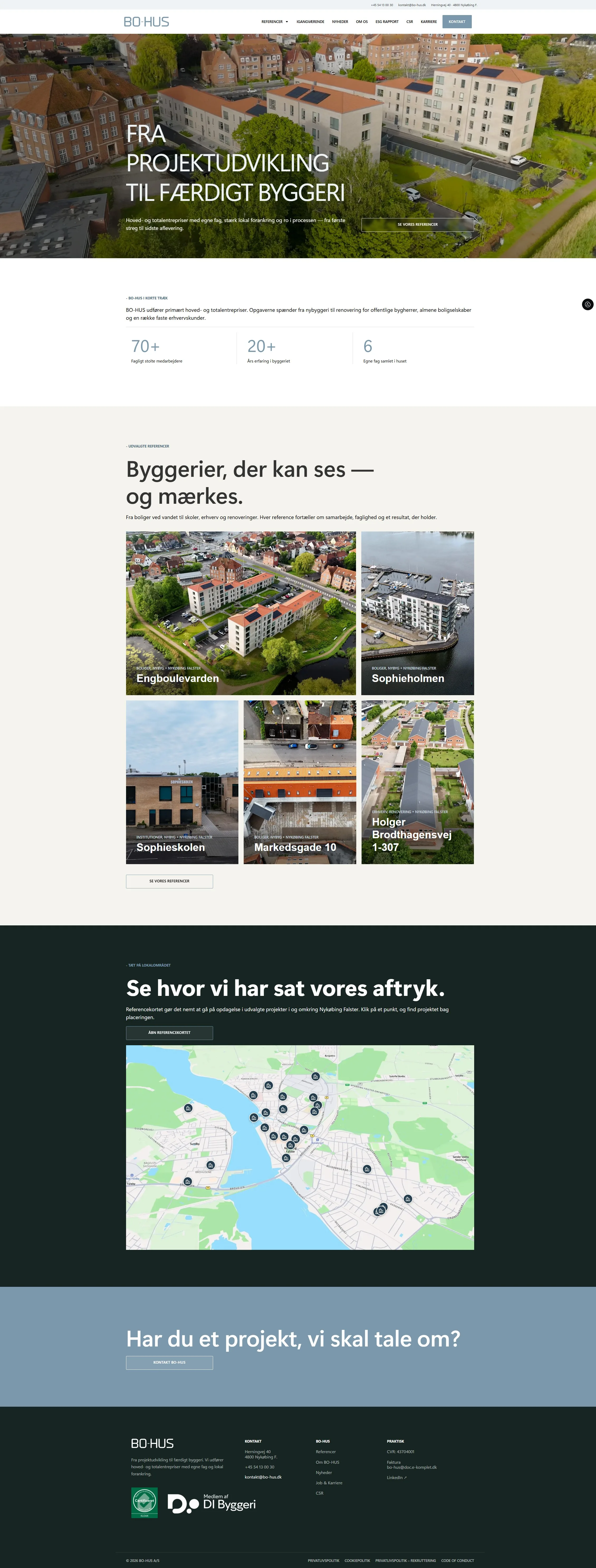 BO-HUS’ nye hjemmeside med byggerier og referencekort